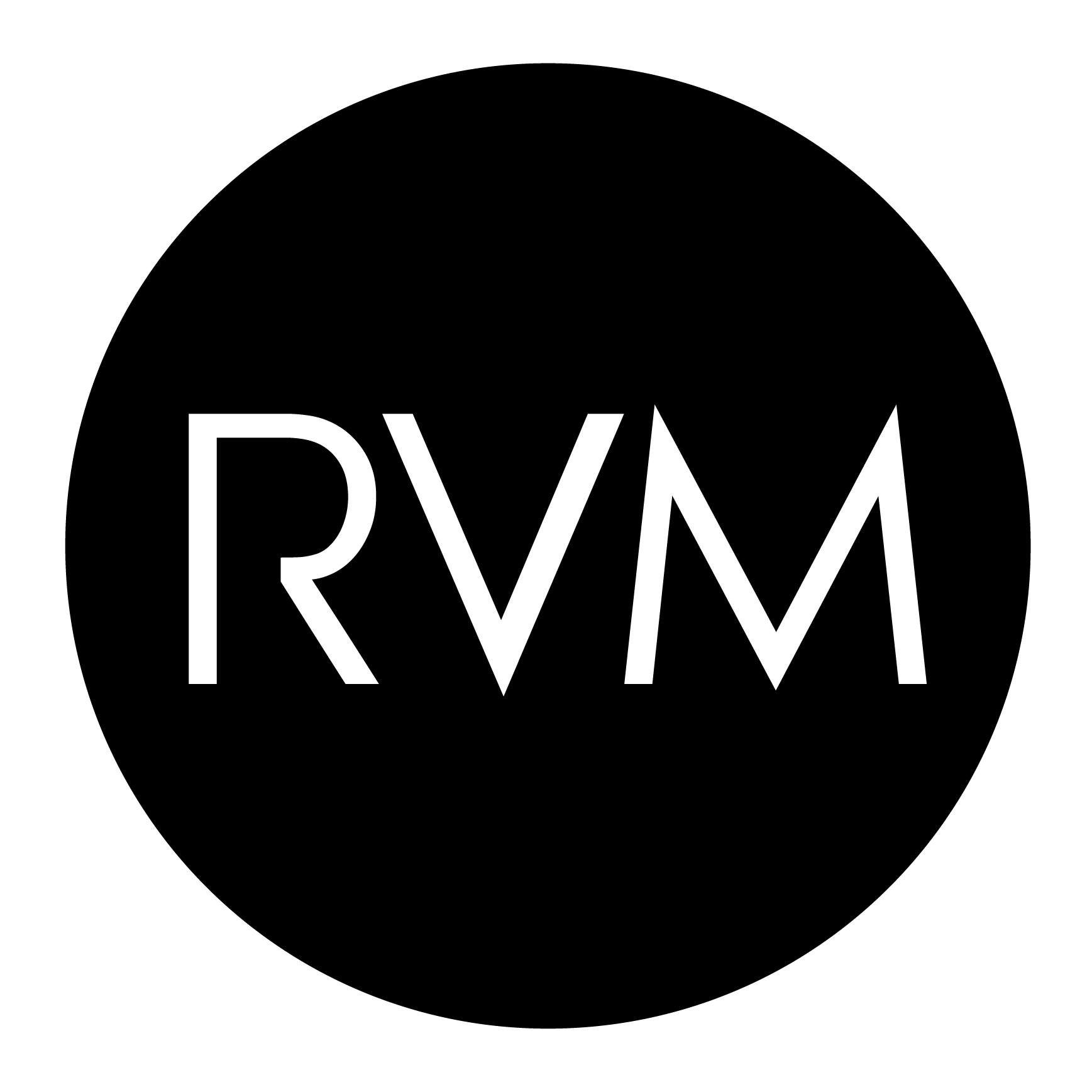 RVM Logo round - White border